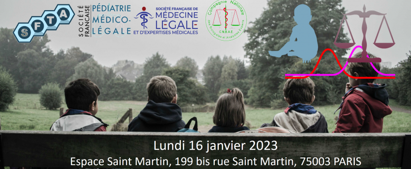 Journée de formation : Toxicologie Pédiatrique Médicolégale. 16/01/2023 (Paris)